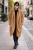 Płaszcz damski TEDDY camel bukla oversize ciepły made in Italy