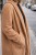 Płaszcz damski TEDDY camel bukla oversize ciepły made in Italy