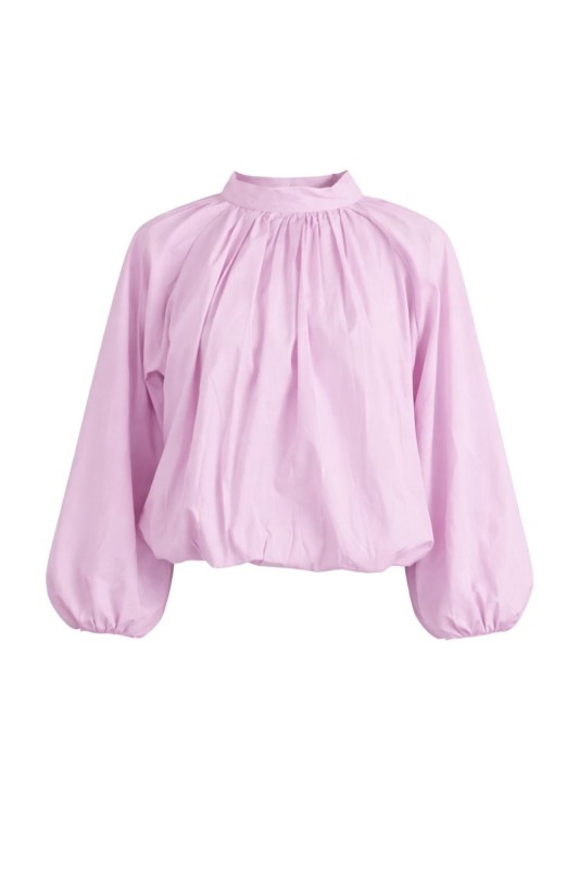Bluzka Narzutka Damska różowa odkryte plecy wiązana elegancka One Size
