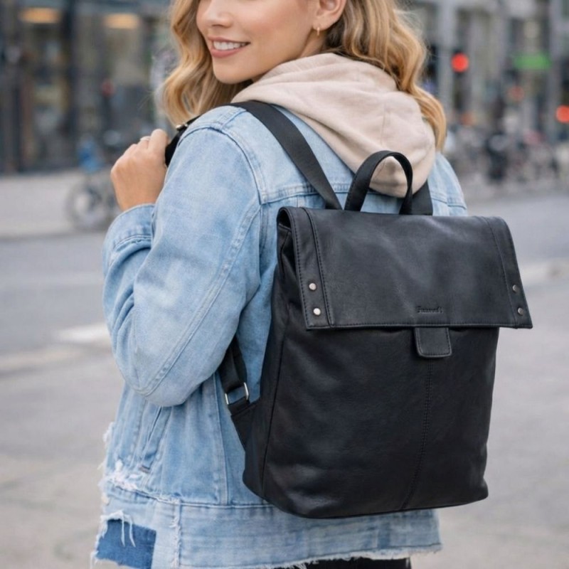 Plecak damski elegancki A4 czarny