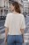 Sweter damski kremowy alpaka Made in Italy luźny kardigan Uni