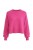 Sweter damski ALPAKA BABY 30% Made in Italy różowy krótki Uni