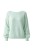 Sweter damski miętowy oversize włoski miękki One size