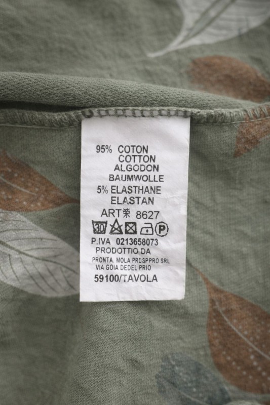 Sukienka tunika damska w kwiaty zielona oversize kieszenie Uni