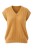 Sweter damski moher kamizelka musztardowa oversize Made in Italy