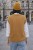 Sweter damski moher kamizelka musztardowa oversize Made in Italy