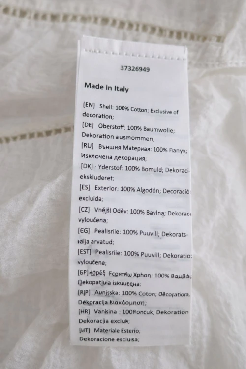Bluzka damska biała boho falbanki zwiewna M