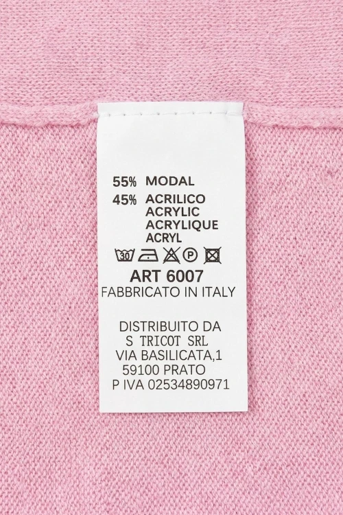Bluzka damska różowa oversize Made in Italy luźna lekka