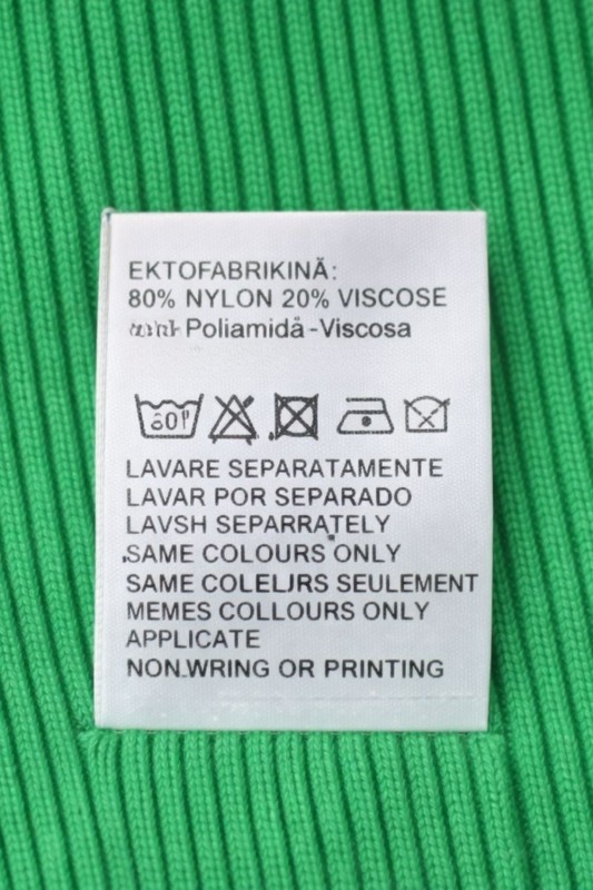 Spodnie damskie zielone prążkowane szerokie nogawki wysoki stan