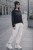 Bluza Damska z Nadrukiem Czarna – Regulowany Dół Streetwear S