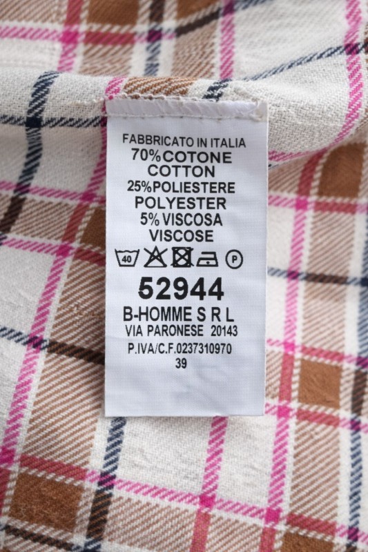 Spodnie damskie w kratę beżowe z kieszeniami gumka w pasie Włoski Styl