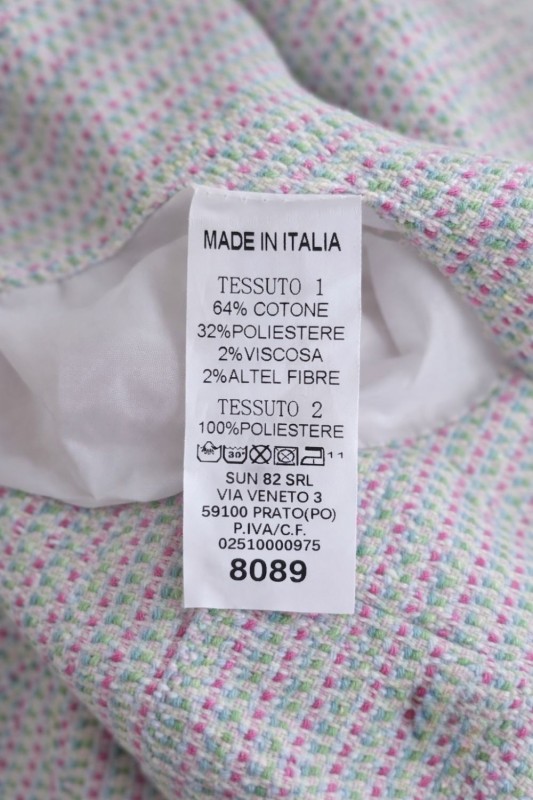 Płaszcz damski ITALY beżowo zielony elegancki lekki wiosenny One Size