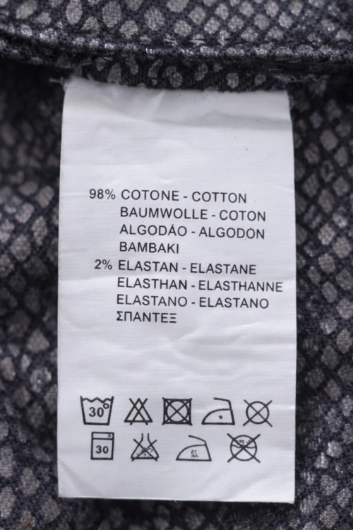 Spodnie damskie czarne eco skóra snake skinny XS
