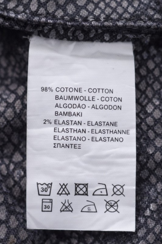 Spodnie damskie czarne eco skóra snake skinny XS