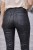 Spodnie damskie czarne eco skóra snake skinny XS