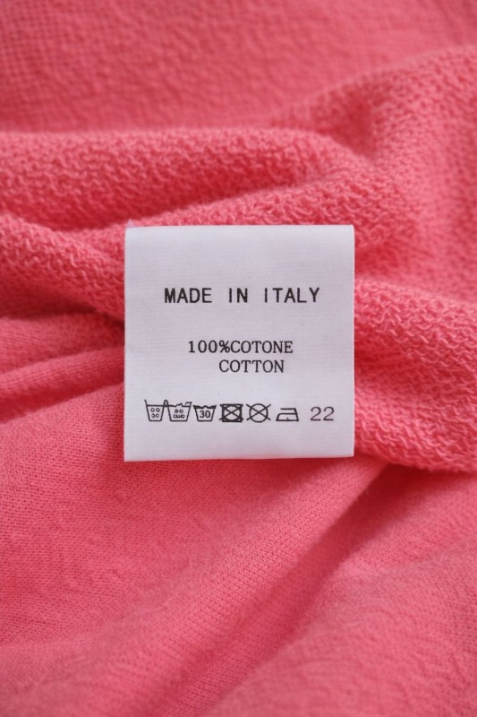 Sukienka damska koralowa oversize Made in Italy luźna kieszenie Uni