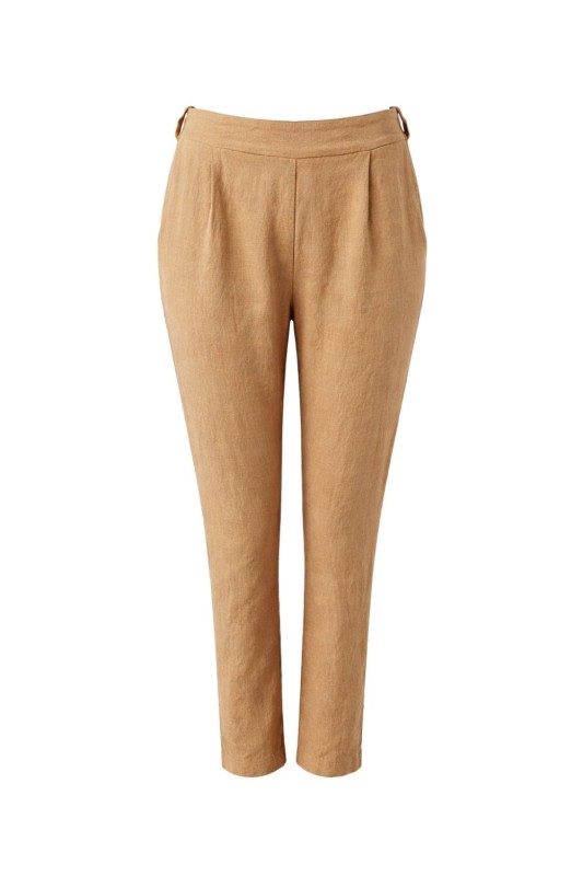 Komplet Damski wiskoza beżowy elegancki casual Made in Italy Uni