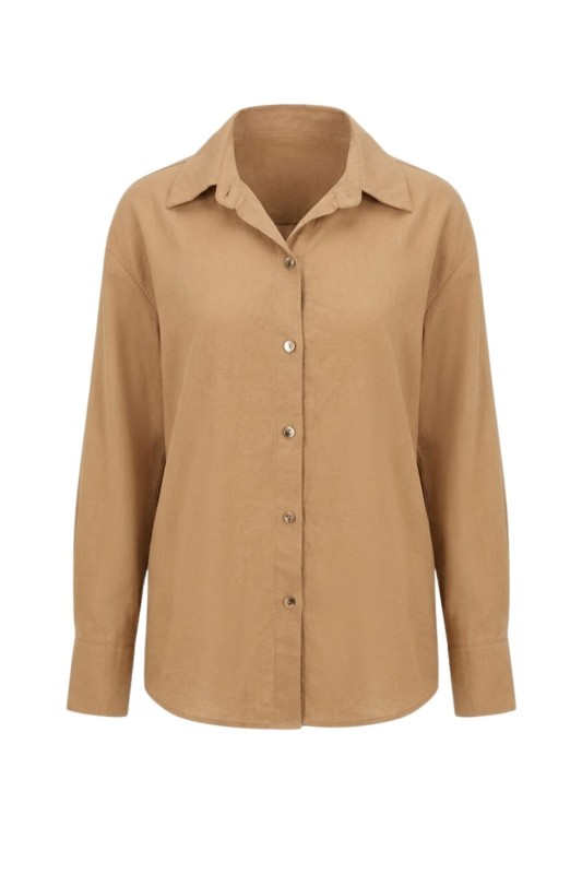 Komplet Damski wiskoza beżowy elegancki casual Made in Italy Uni