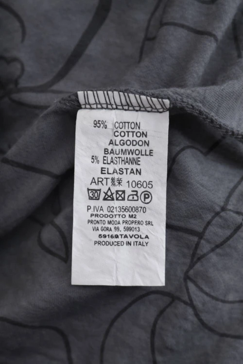 Bluzka damska oversize grafitowa – luźna, wygodna, print twarzy Uni