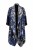 Płaszcz damski wełniany 80% WOOL włoski oversize chabrowy wzór Uni