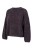 Sweter damski ciemny brąz alpaka cekiny włoski oversize miękki One Size