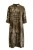 Sukienka damska khaki boho oversize wzory mandala luźna sztruksowa Italy