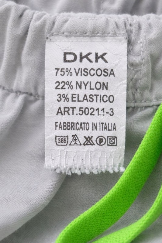 Spodnie damskie szare z neonowym sznurkiem wygodne casual Uni