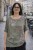 Bluzka damska bawełniana khaki kwiaty oversize luźna boho Uni