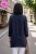 Bluzka damska asymetryczna oversize granat Made in Italy Uni