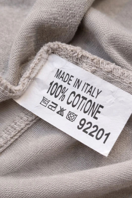 Bluzka tunika damska oversize beżowa 100% bawełna Made in Italy luźna casual