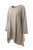 Bluzka tunika damska oversize beżowa 100% bawełna Made in Italy luźna casual
