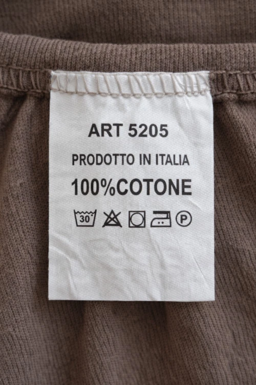Spódnica damska brązowa sztruksowa midi kieszenie pasek Italy One Size