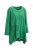 Bluzka tunika damska oversize zielona 100% bawełna Made in Italy luźna casual