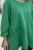 Bluzka tunika damska oversize zielona 100% bawełna Made in Italy luźna casual