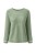 Sweter damski zielony ze srebrną nitką moher Italy oversize miękki