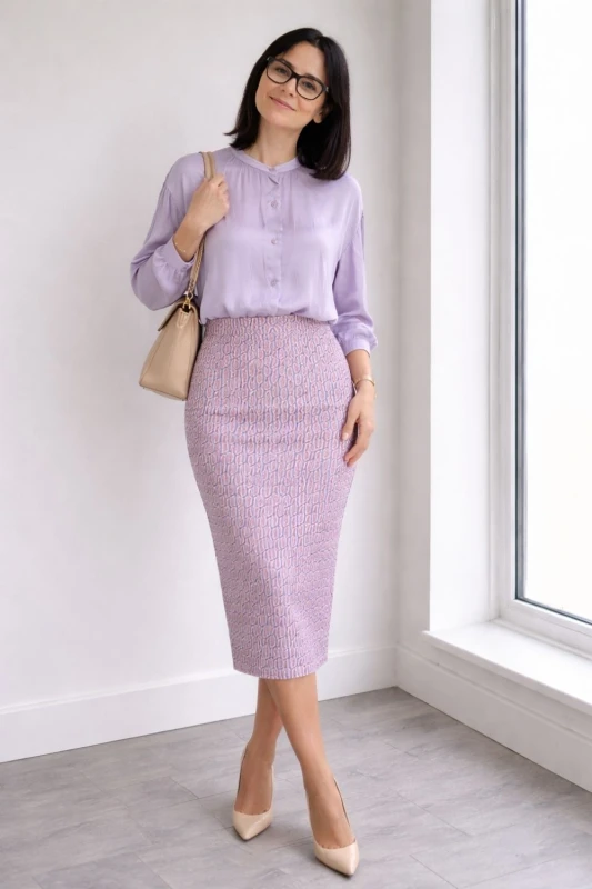 Koszula bluzka damska fioletowa 100% wiskoza Made in Italy oversize