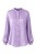 Koszula bluzka damska fioletowa 100% wiskoza Made in Italy oversize