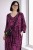 Sukienka damska Fuksja Oversize Wzory Kieszenie Italy Uni