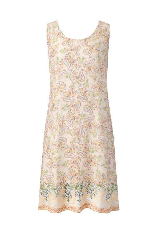 Sukienka damska wiskoza 100% włoska paisley boho lekka letnia oversize