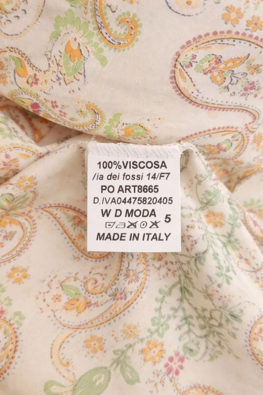 Sukienka damska wiskoza 100% włoska paisley boho lekka letnia oversize