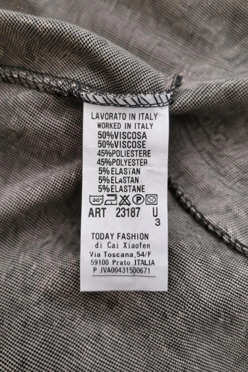 Sukienka damska Czarno Beżowa Oversize Wzory Kieszenie Italy Uni