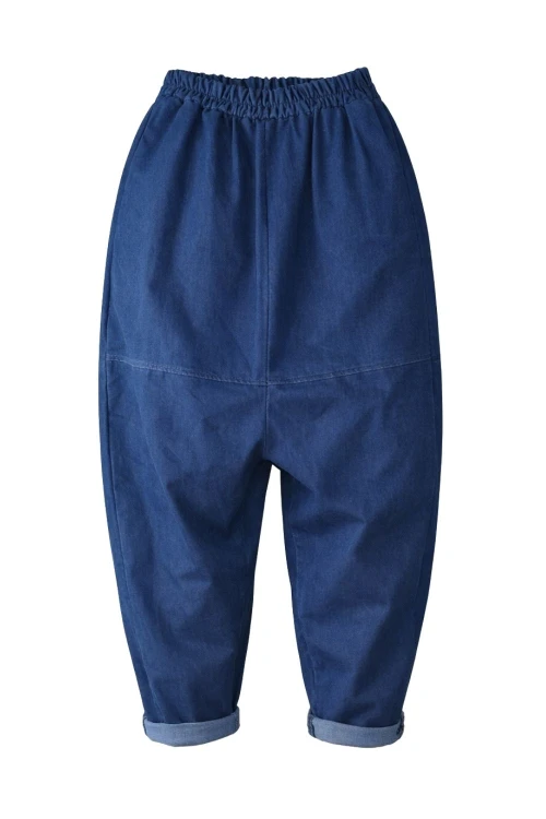Spodnie damskie alladynki jeans luźne Italy elastyczne bawełna