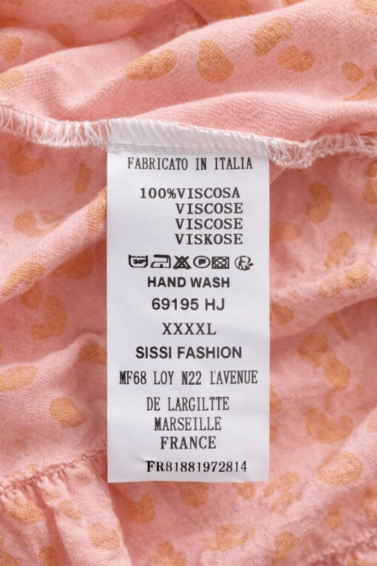 Spódnica damska Różowo Złota Maxi Plus Size Wiązana Regulowana Panterka Italy