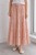 Spódnica damska Różowo Złota Maxi Plus Size Wiązana Regulowana Panterka Italy