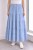 Spódnica damska Niebiesko Złota Maxi Plus Size Wiązana Regulowana Panterka Italy