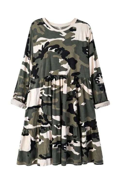Sukienka damska MORO oversize luźna bawełna włoska styl casual Uni
