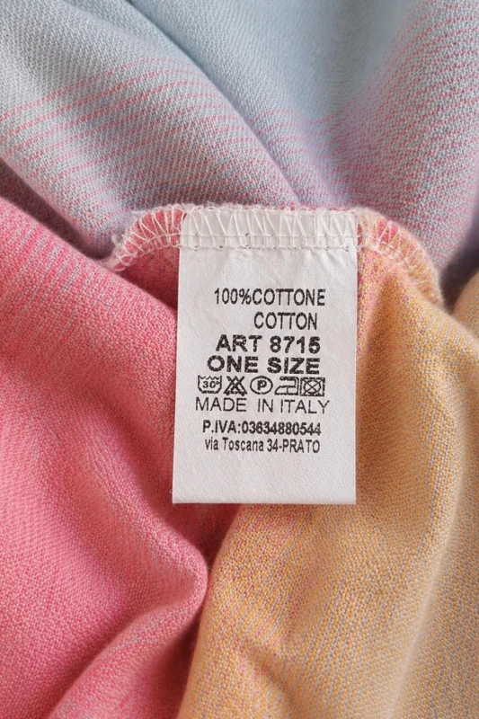 Sukienka damska maxi ombre pastelowa bawełna Italy luźna OVERSIZE