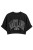 Bluza damska crop MARYLAND czarna oversize KRÓTKA streetwear Uni