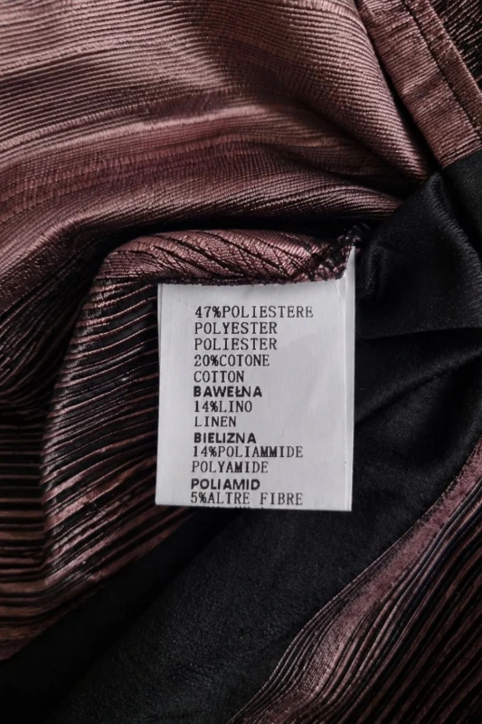 Sukienka damska oversize połysk czarno-różowa luźna artystyczna duży rozmiar