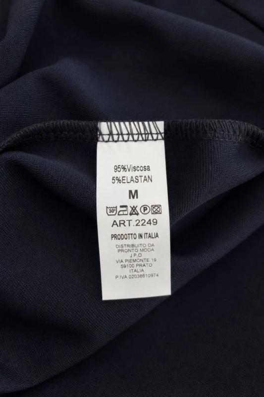 Spodnie damskie granatowe eleganckie klasyczne Made in Italy XXL
